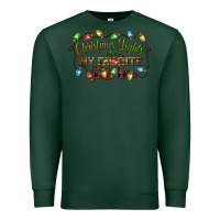 Sports Green christmas lights are my favorite color Premium Sweatshirt - CowGirlArtShop