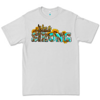 Dove Grey she is strong with cross Premium Tee - AdoDesignShop