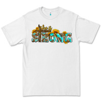 White she is strong with cross Premium Tee - AdoDesignShop