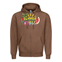 Chestnut summer vibes Zipper Hoodie - NancyCooperArtShop