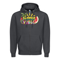 Smoke summer vibes Zipper Hoodie - NancyCooperArtShop