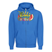 True Royal summer vibes Zipper Hoodie - NancyCooperArtShop