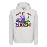 Dove Grey make your own magic Premium Hoodie - CowGirlArtShop