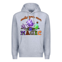 Heather Grey make your own magic Premium Hoodie - CowGirlArtShop
