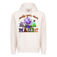 Pale Pink make your own magic Premium Hoodie - CowGirlArtShop