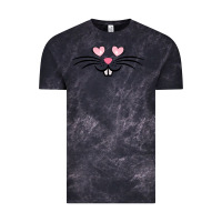 Cloud Black bunny face easter Vintage Tee - MaliasSmallBusiness