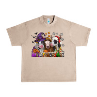 French Oak Happy Hallothanksmas heifers Urban Heavy Tee - NancyCooperArtShop