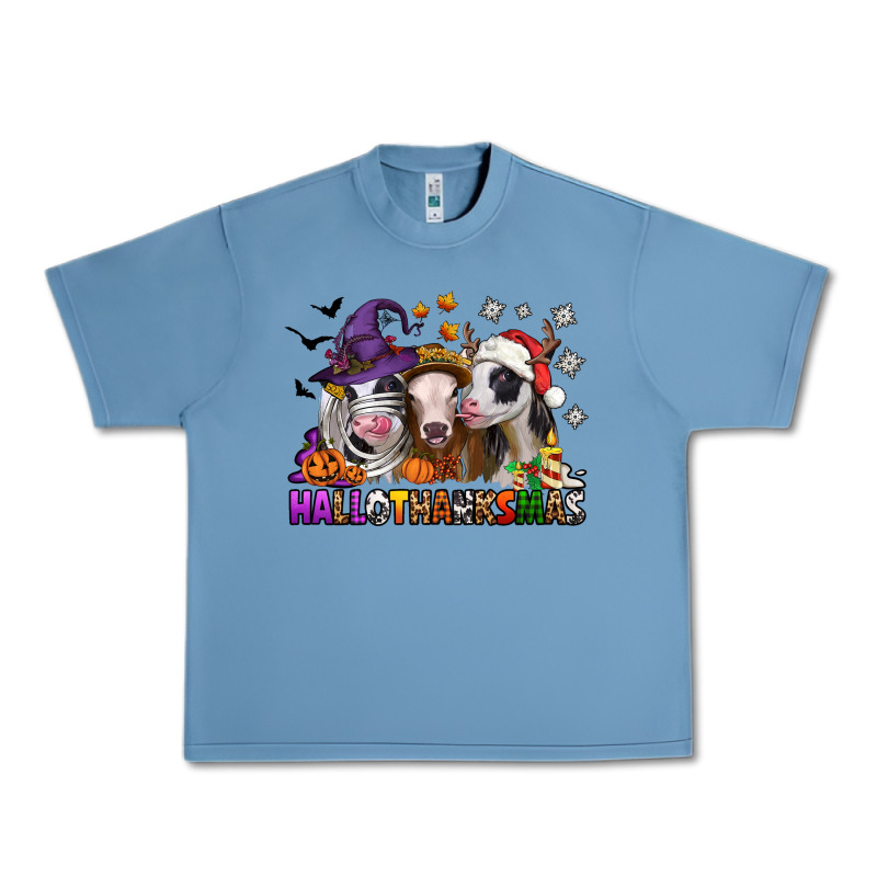 Happy Hallothanksmas Heifers Urban Heavy Tee by NancyCooperArtShop | Teevron