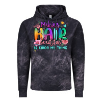 Cloud Black making hair beautiful is kinda my thing Vintage Hoodie - MaliasSmallBusiness