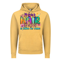 Vintage Mustard making hair beautiful is kinda my thing Vintage Hoodie - MaliasSmallBusiness
