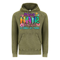 Vintage Olive making hair beautiful is kinda my thing Vintage Hoodie - MaliasSmallBusiness