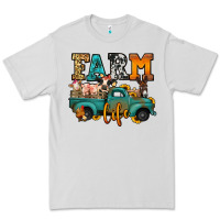 Dove Grey farm life farm animals truck Premium Tee - Jasminsmagicworld