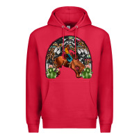 Cardinal rodeo cowboy rainbow Premium Hoodie - JahusDesignShop