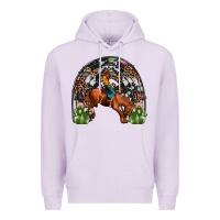 Lilac rodeo cowboy rainbow Premium Hoodie - JahusDesignShop