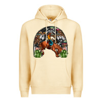 Pina Colada rodeo cowboy rainbow Premium Hoodie - JahusDesignShop