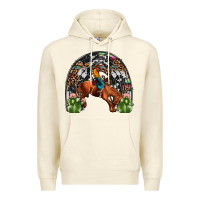 Sandshell rodeo cowboy rainbow Premium Hoodie - JahusDesignShop