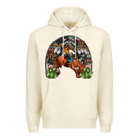 Tofu rodeo cowboy rainbow Premium Hoodie - JahusDesignShop