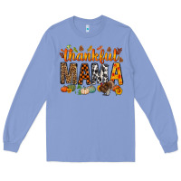 Colony Blue thankful mama bbs Long Sleeve Tee - BundleAndBundleShop
