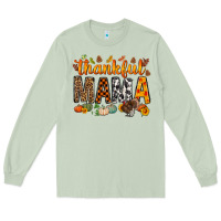 Matcha thankful mama bbs Long Sleeve Tee - BundleAndBundleShop