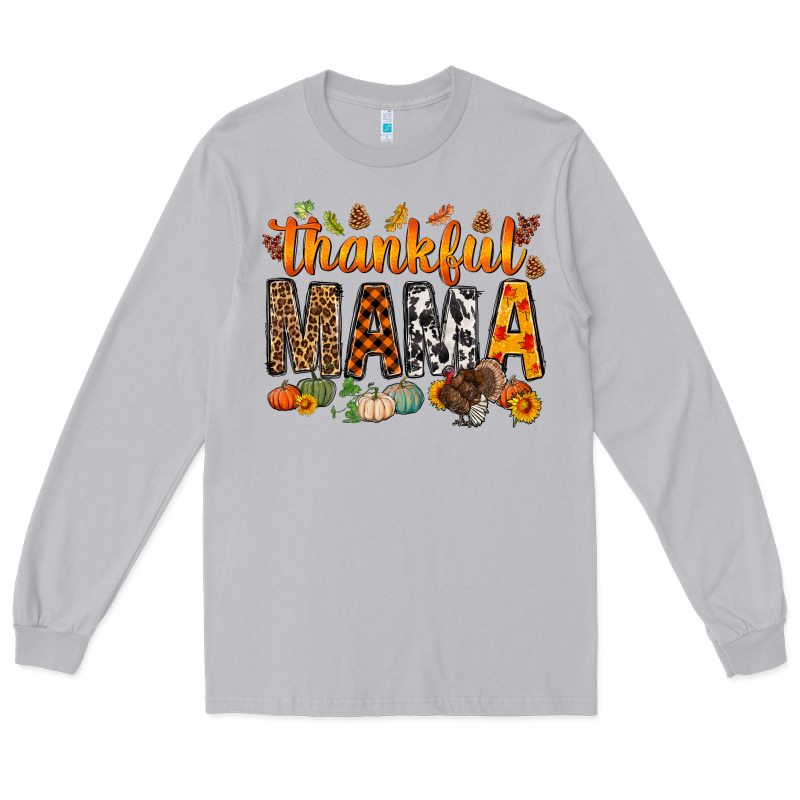 Thankful Mama Bbs Long Sleeve Tee by BundleAndBundleShop | Teevron