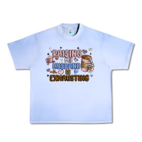 Grape Ice raising my husband is exhausting Urban Heavy Tee - MaliasSmallBusiness