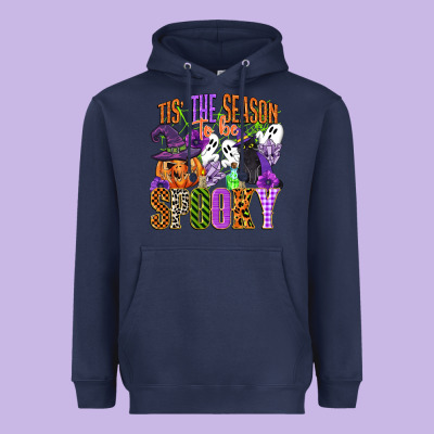 Tis The Season To Be Spooky Heavyweight Hoodie Designed By Cowgirlartshop