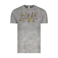 Cloud Rock dancing skeletons mardi gras Vintage Tee - MaliasSmallBusiness