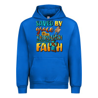 Cobalt saved by grace through faith Urban Hoodie - BundleAndBundleShop