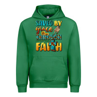 Emerald saved by grace through faith Urban Hoodie - BundleAndBundleShop
