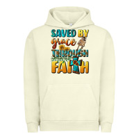 Pigment Pistachio saved by grace through faith Urban Hoodie - BundleAndBundleShop
