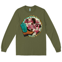 Army Green kick the dust up Long Sleeve Tee - JahusDesignShop