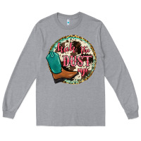 Heather Grey kick the dust up Long Sleeve Tee - JahusDesignShop