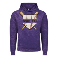 Cloud Purple preview custom baseball Vintage Hoodie - MaliasSmallBusiness
