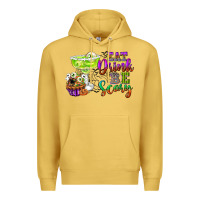 Antique Gold eat drink and be scary Premium Hoodie - CowGirlArtShop