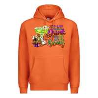 Carrot eat drink and be scary Premium Hoodie - CowGirlArtShop
