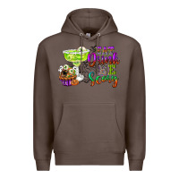 Coffee eat drink and be scary Premium Hoodie - CowGirlArtShop
