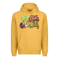 Mustard eat drink and be scary Premium Hoodie - CowGirlArtShop