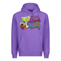Purple eat drink and be scary Premium Hoodie - CowGirlArtShop