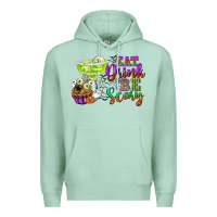 Seafoam eat drink and be scary Premium Hoodie - CowGirlArtShop