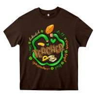 Chocolate Brown teacher st patrick s day Heavy Core Tee - Artiststas