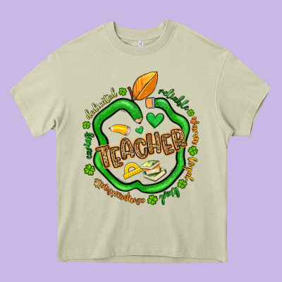 Teacher St Patrick S Day Heavy Core Tee Designed By Artiststas