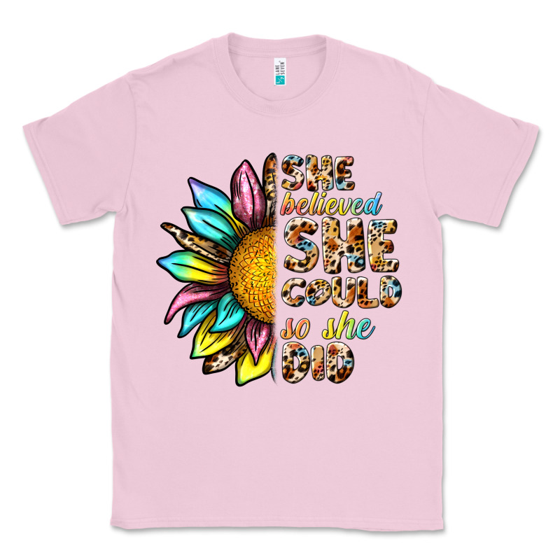 She Believed She Could So She Did Classic Tee by NancyCooperArtShop | Teevron