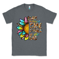 Charcoal Heather she believed she could so she did Classic Tee - NancyCooperArtShop