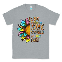 Heather Grey she believed she could so she did Classic Tee - NancyCooperArtShop