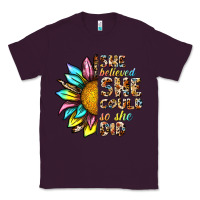 Plum she believed she could so she did Classic Tee - NancyCooperArtShop