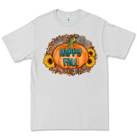 Dove Grey happy fall Premium Tee - AdoDesignShop