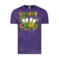 Cloud Purple loaded on luck Vintage Tee - MaliasSmallBusiness