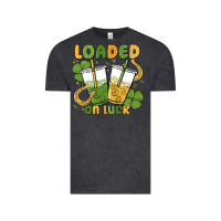 Vintage Black loaded on luck Vintage Tee - MaliasSmallBusiness