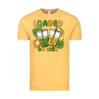 Vintage Mustard loaded on luck Vintage Tee - MaliasSmallBusiness
