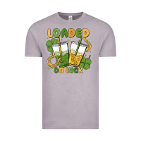 Vintage Zinc loaded on luck Vintage Tee - MaliasSmallBusiness